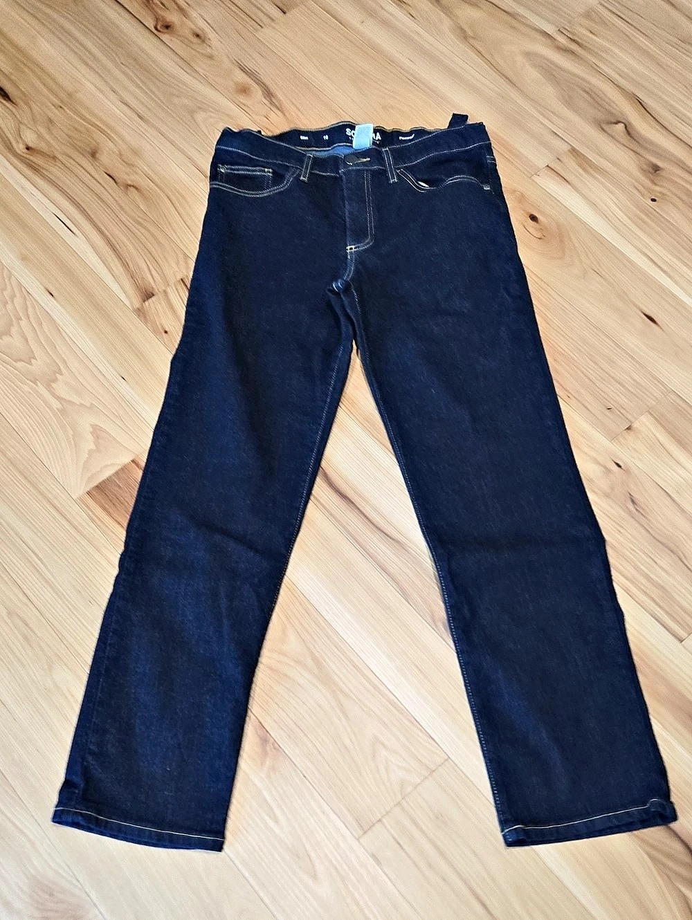Boys Sonoma Straight Leg Jeans in Blue Waist 16 Like New